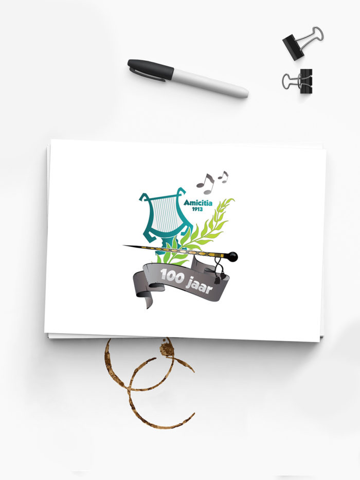 Logo Amicitia 100 jaar | DesignedBy